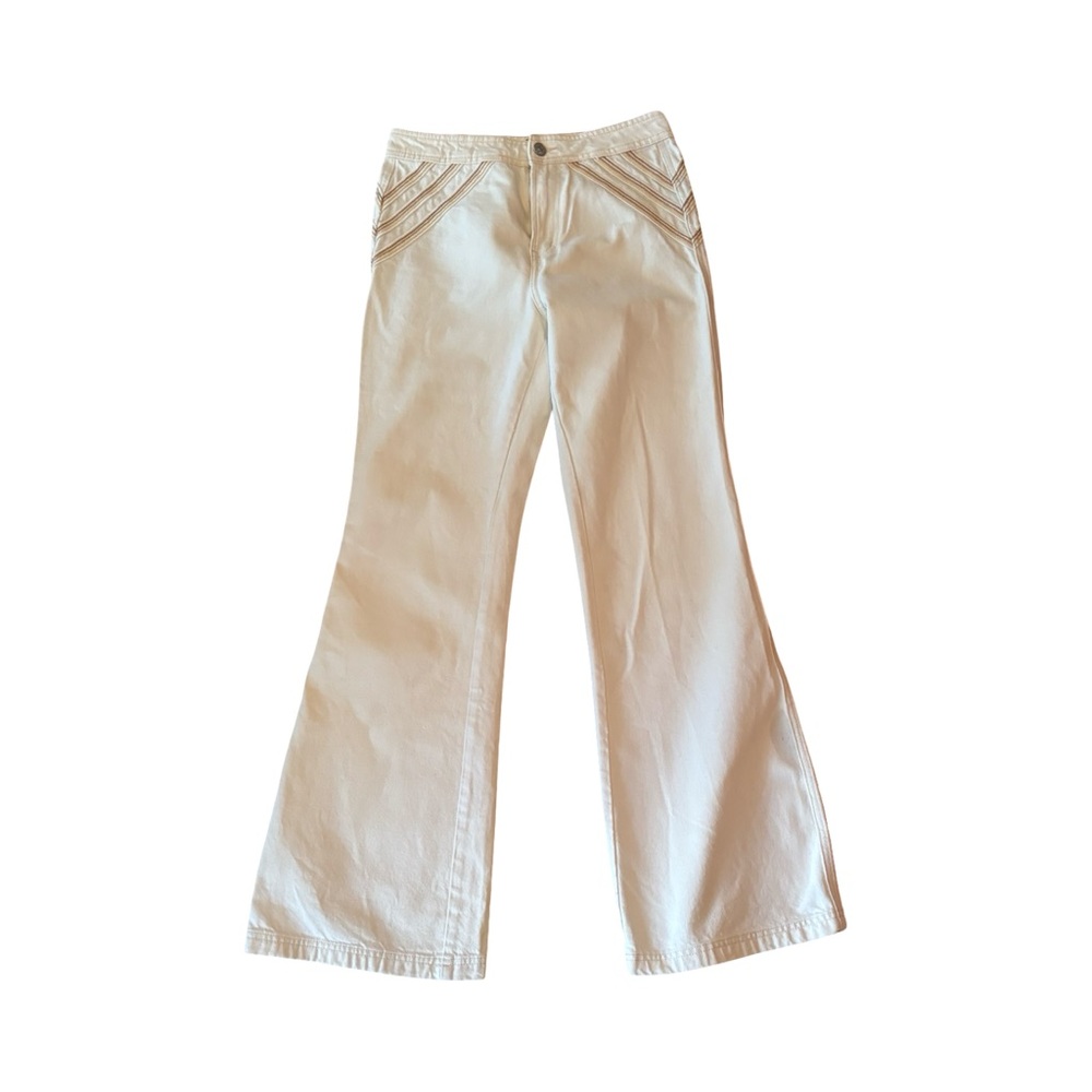 We The Free Cream Flare Jeans